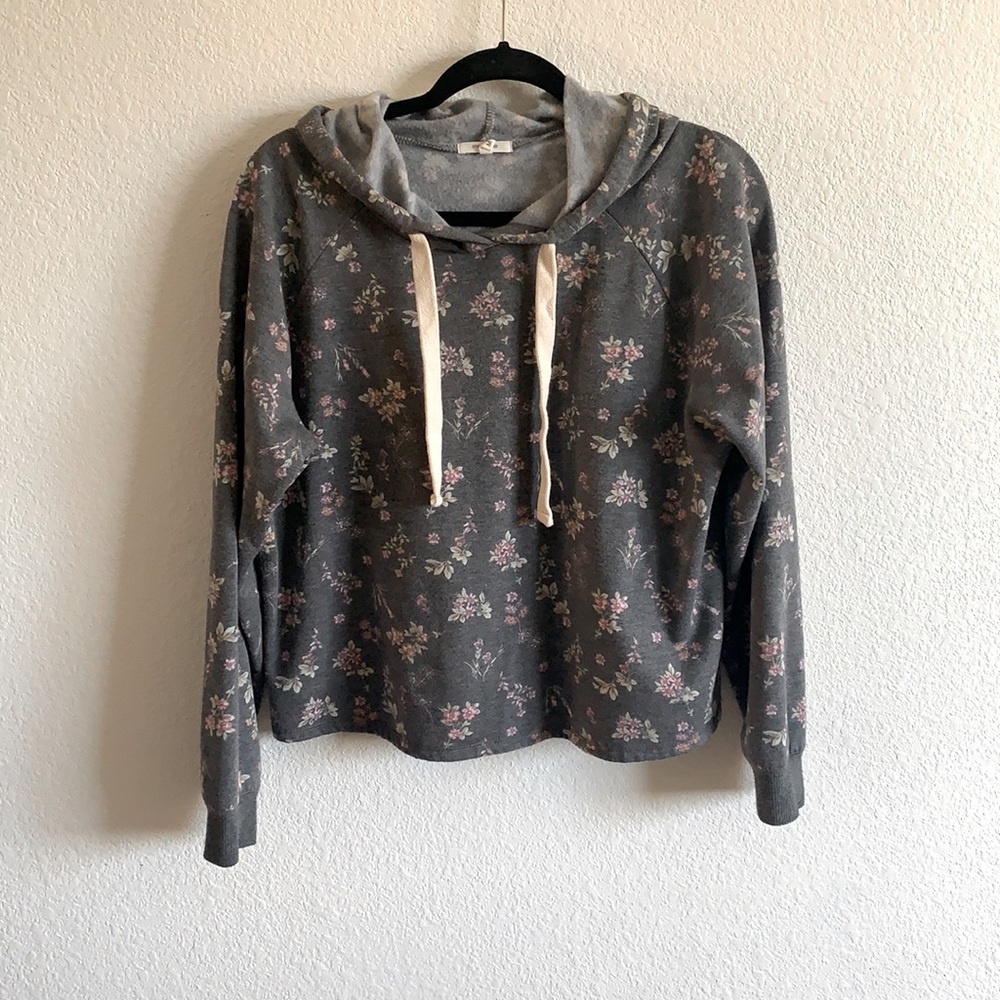 Maurices Floral Hoodie